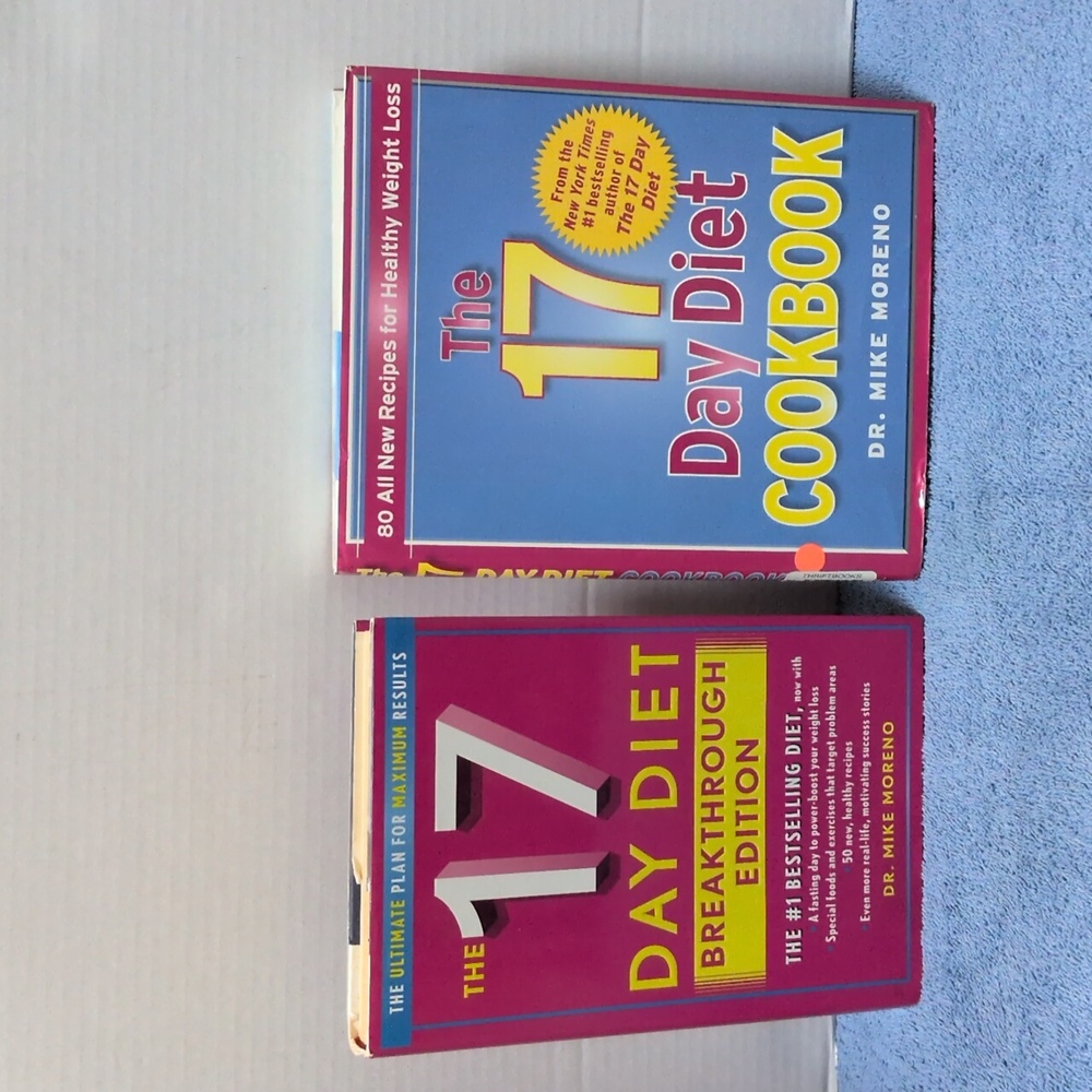 Dr. Mike Moreno The 17 Day Diet & Cookbook Hardback Book Copyright 2014